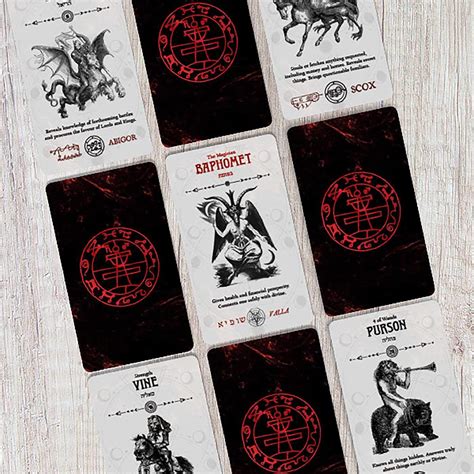 Occult tarot cards